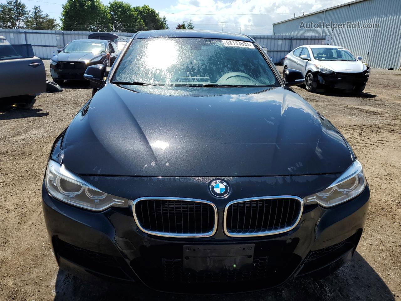 2013 Bmw 335 Xi Black vin: WBA3B9C55DF140239