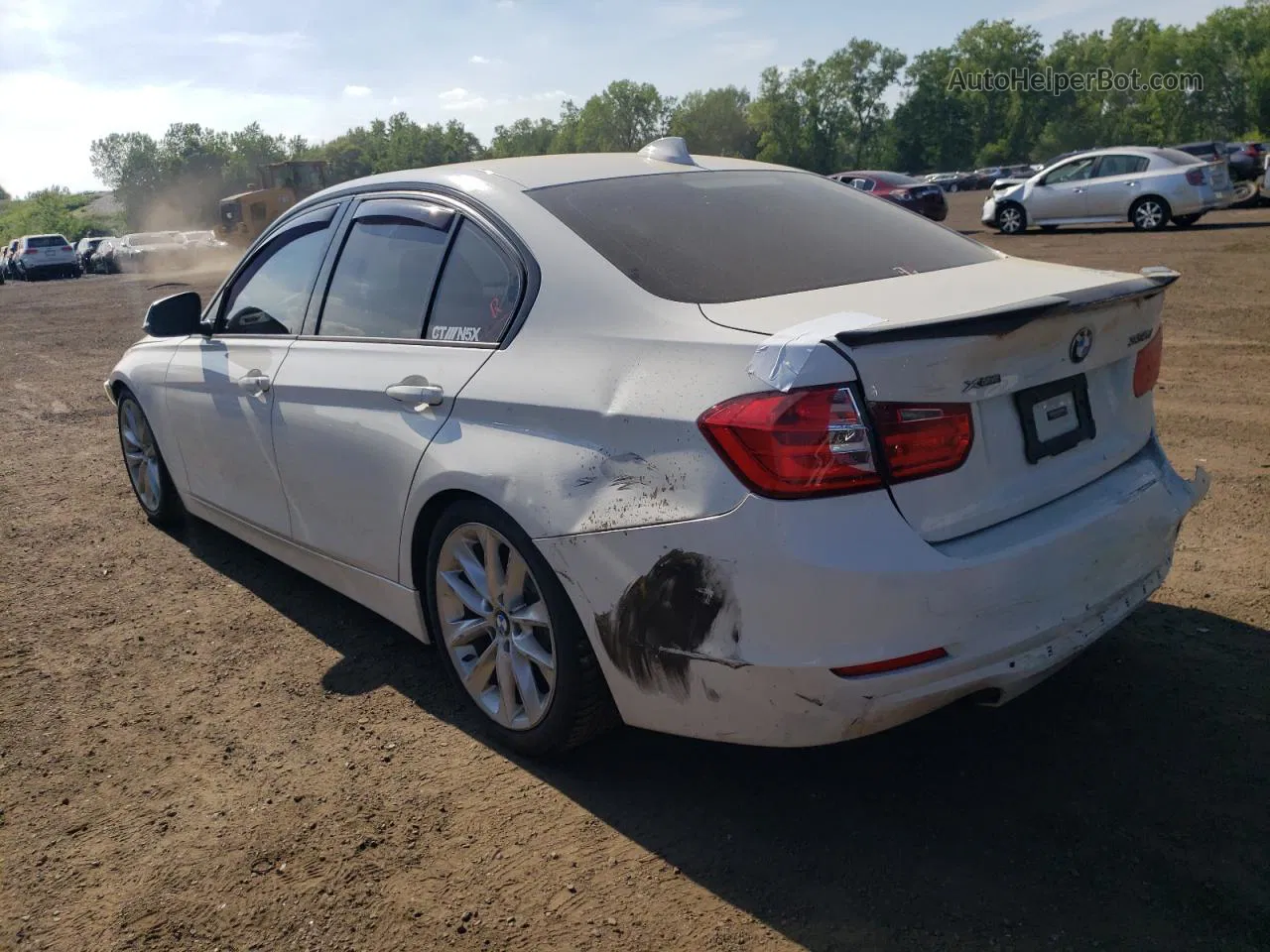 2013 Bmw 335 Xi White vin: WBA3B9C55DJ437122