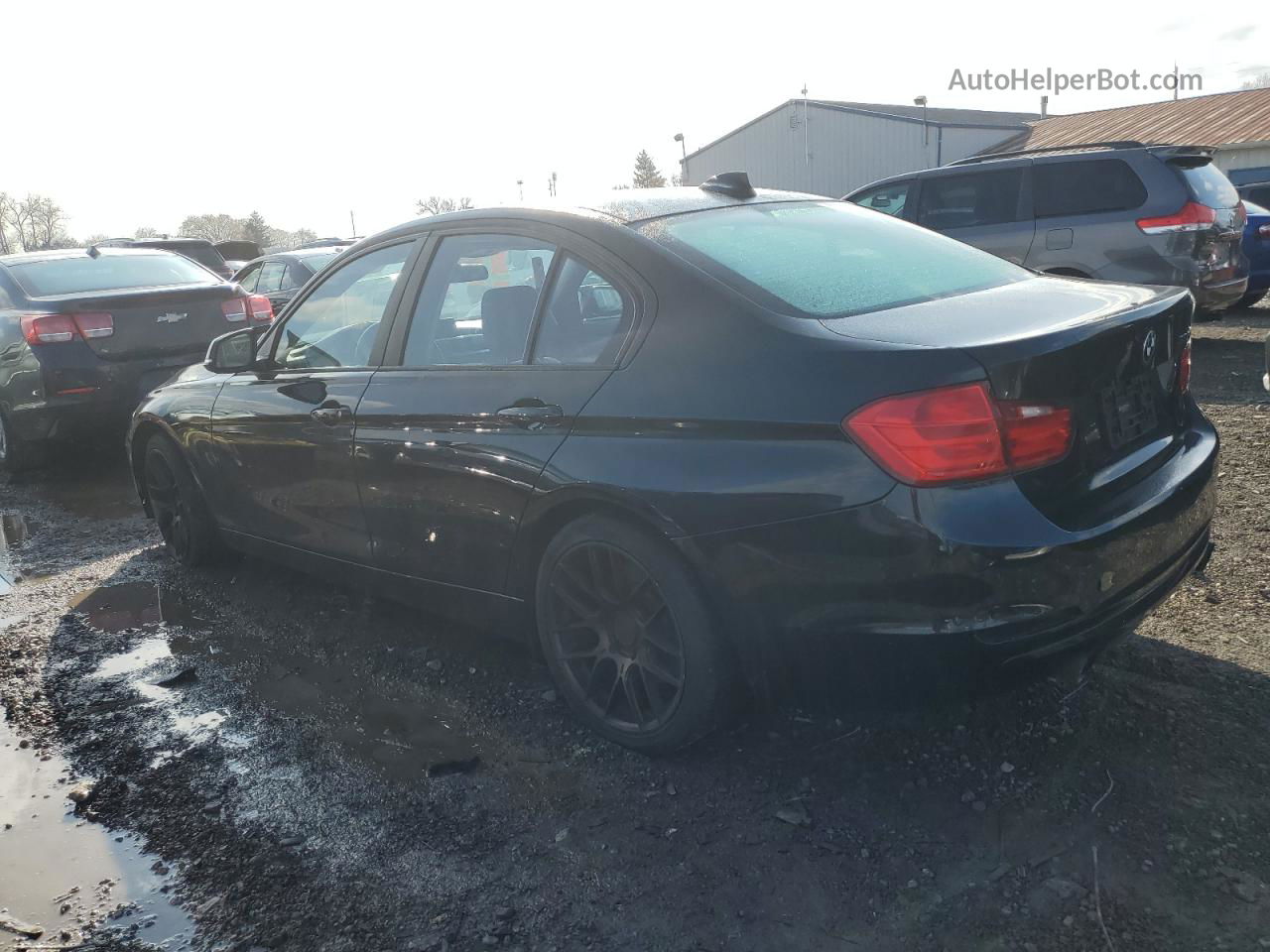 2014 Bmw 335 Xi Черный vin: WBA3B9C55EJ899536