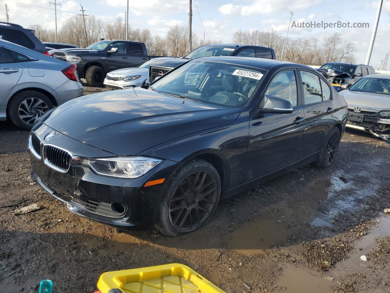 2014 Bmw 335 Xi Black vin: WBA3B9C55EJ899536