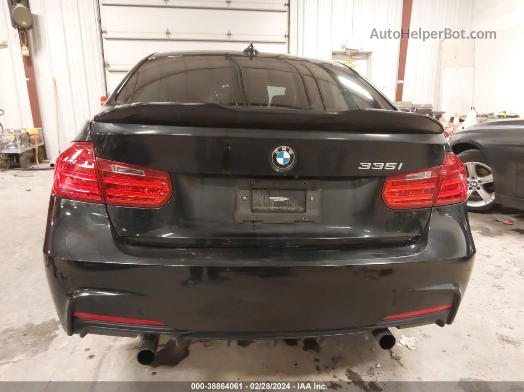 2014 Bmw 335i Xdrive Black vin: WBA3B9C55EP458891