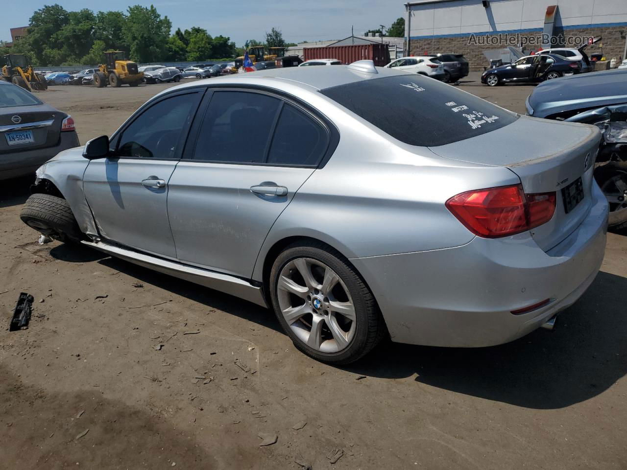 2013 Bmw 335 Xi Gray vin: WBA3B9C56DJ465768