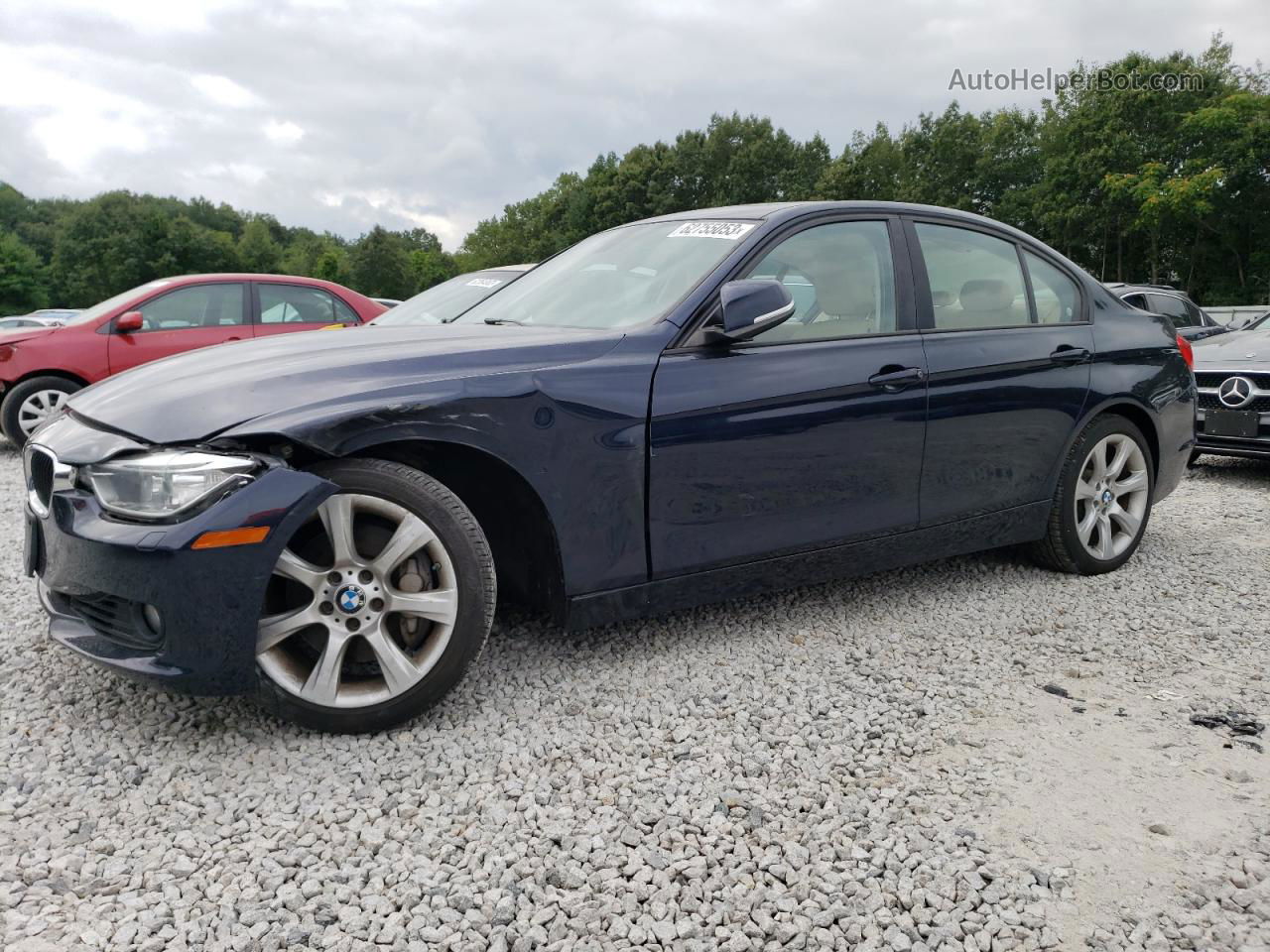 2013 Bmw 335 Xi Blue vin: WBA3B9C59DF585731