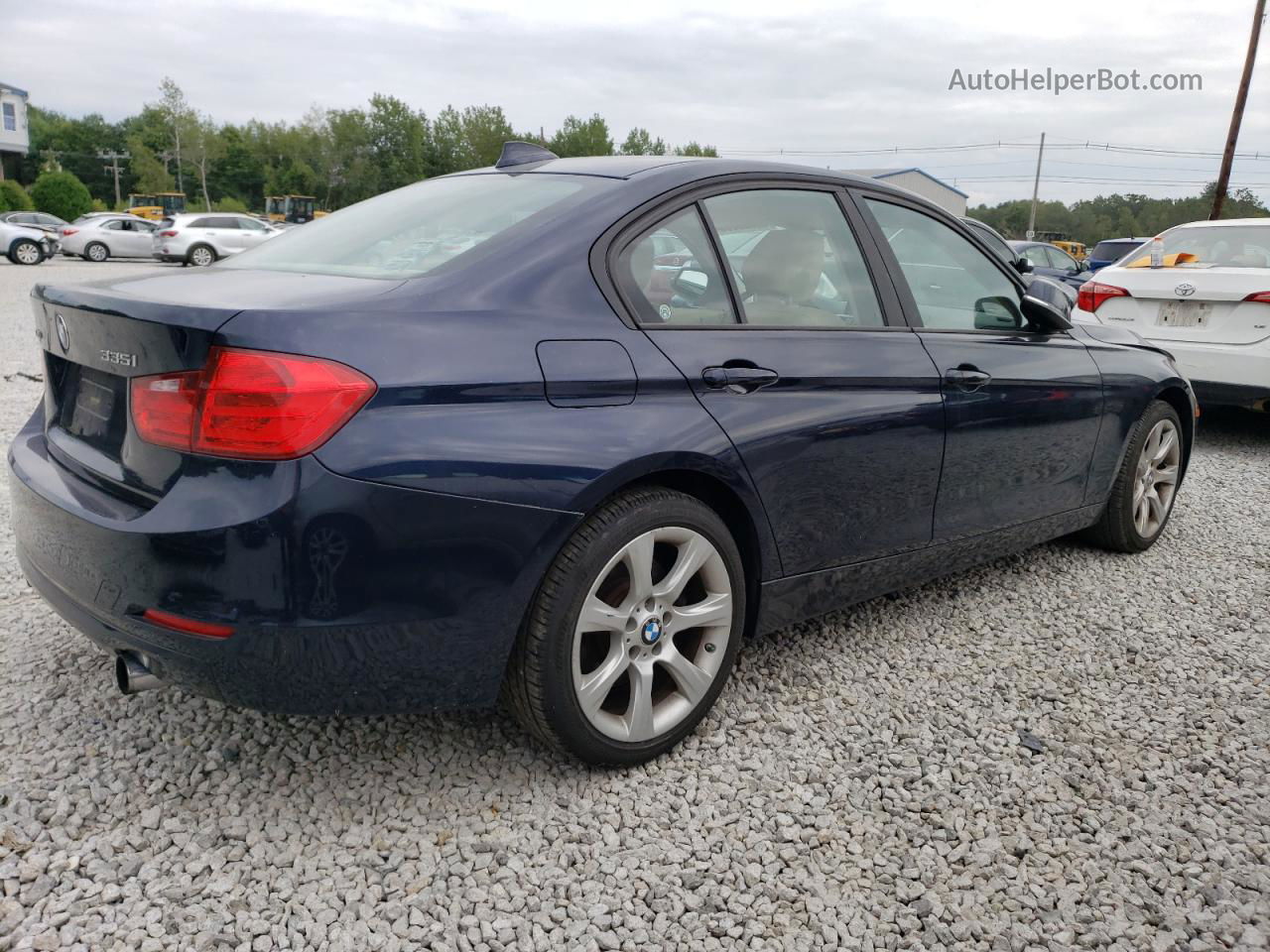 2013 Bmw 335 Xi Blue vin: WBA3B9C59DF585731