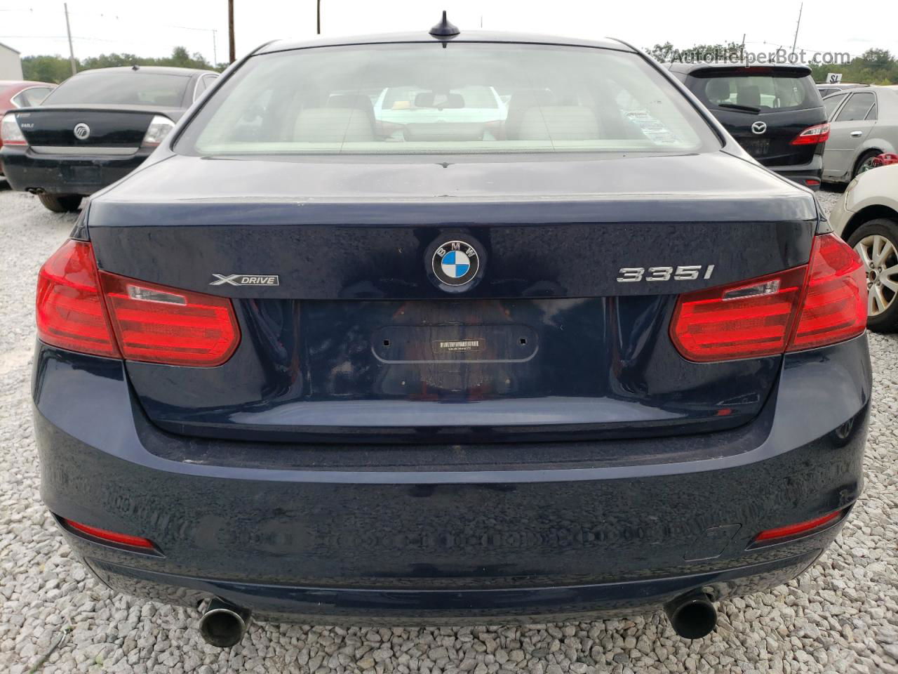 2013 Bmw 335 Xi Blue vin: WBA3B9C59DF585731