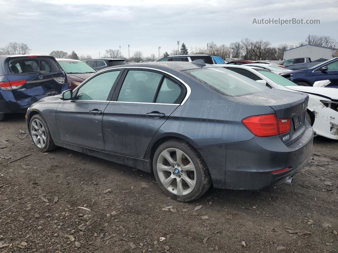 2015 Bmw 335 Xi Gray vin: WBA3B9C59FF589409