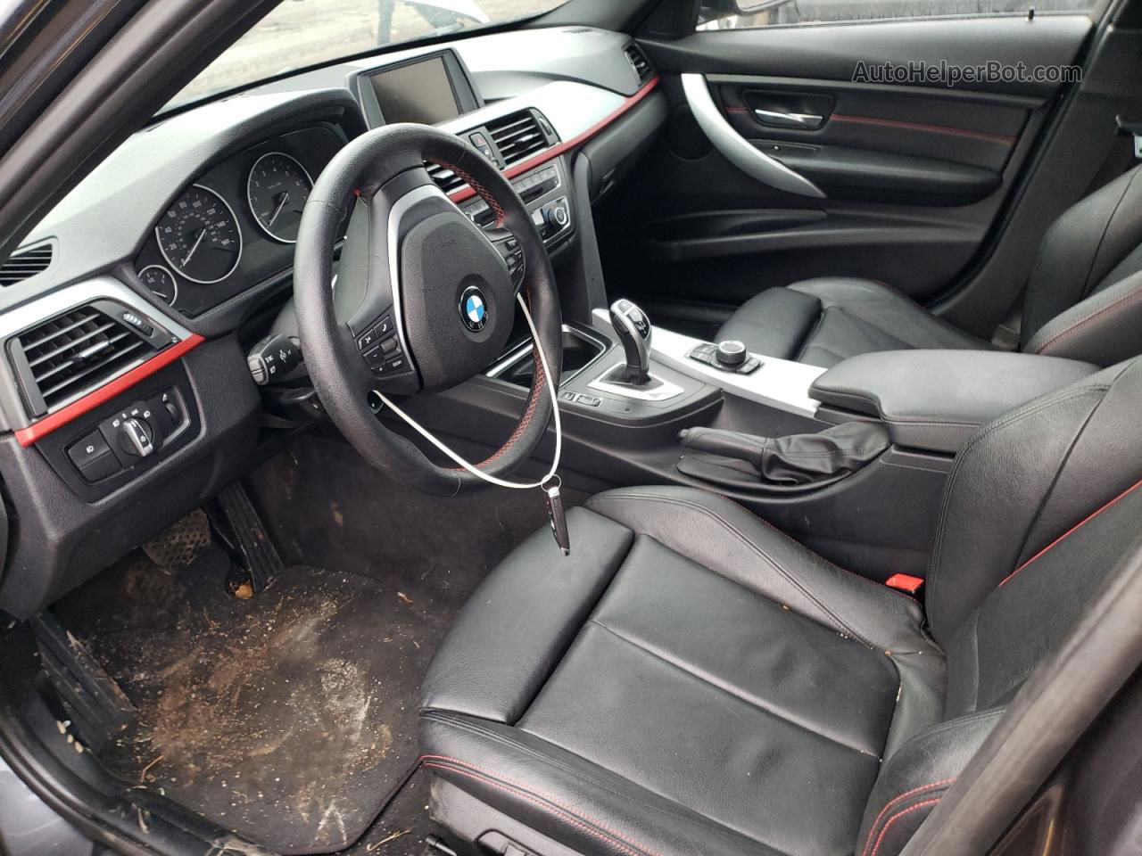 2013 Bmw 335 Xi Угольный vin: WBA3B9C5XDF140091