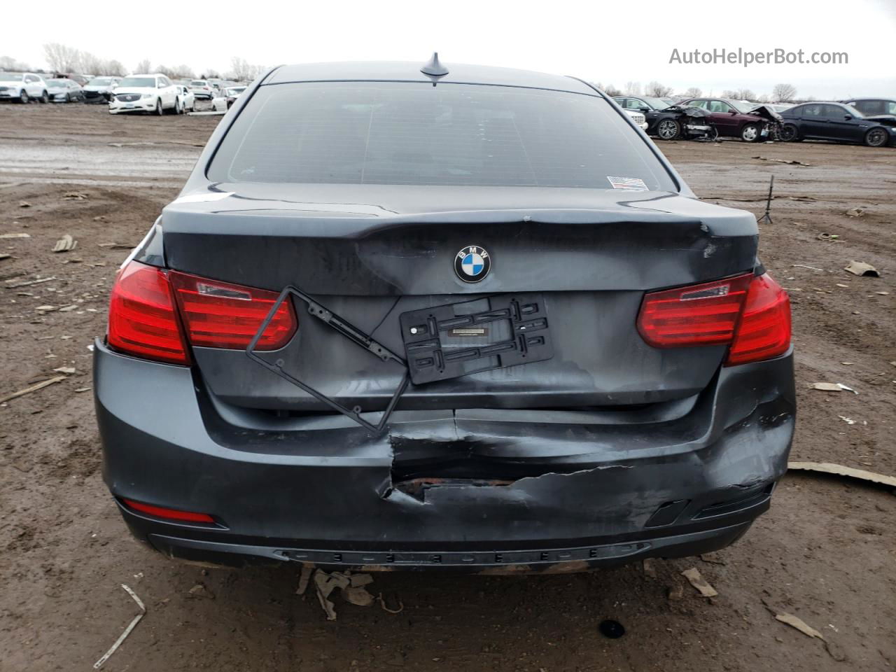 2013 Bmw 335 Xi Угольный vin: WBA3B9C5XDF140091