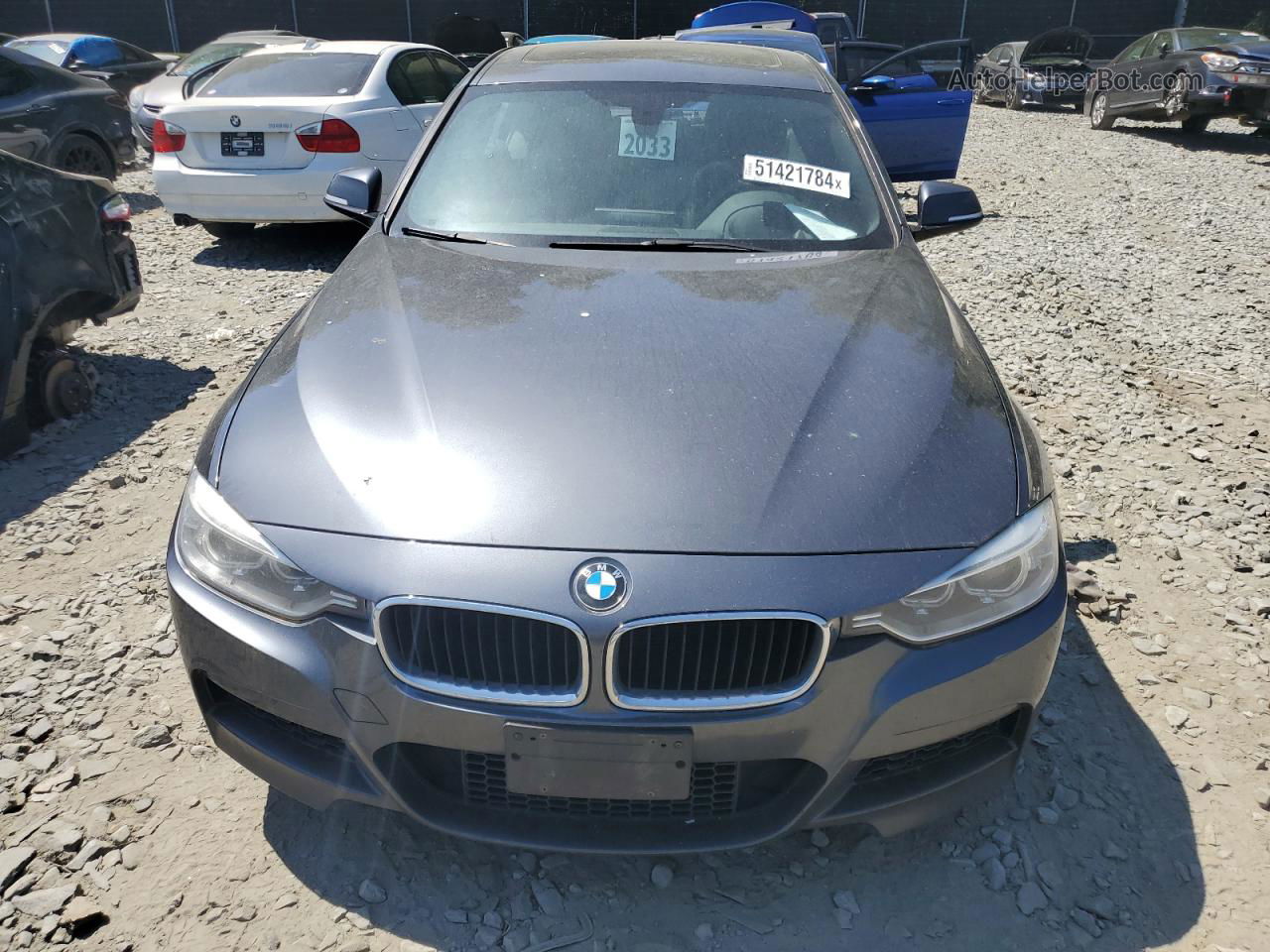 2013 Bmw 335 Xi Угольный vin: WBA3B9C5XDF801165