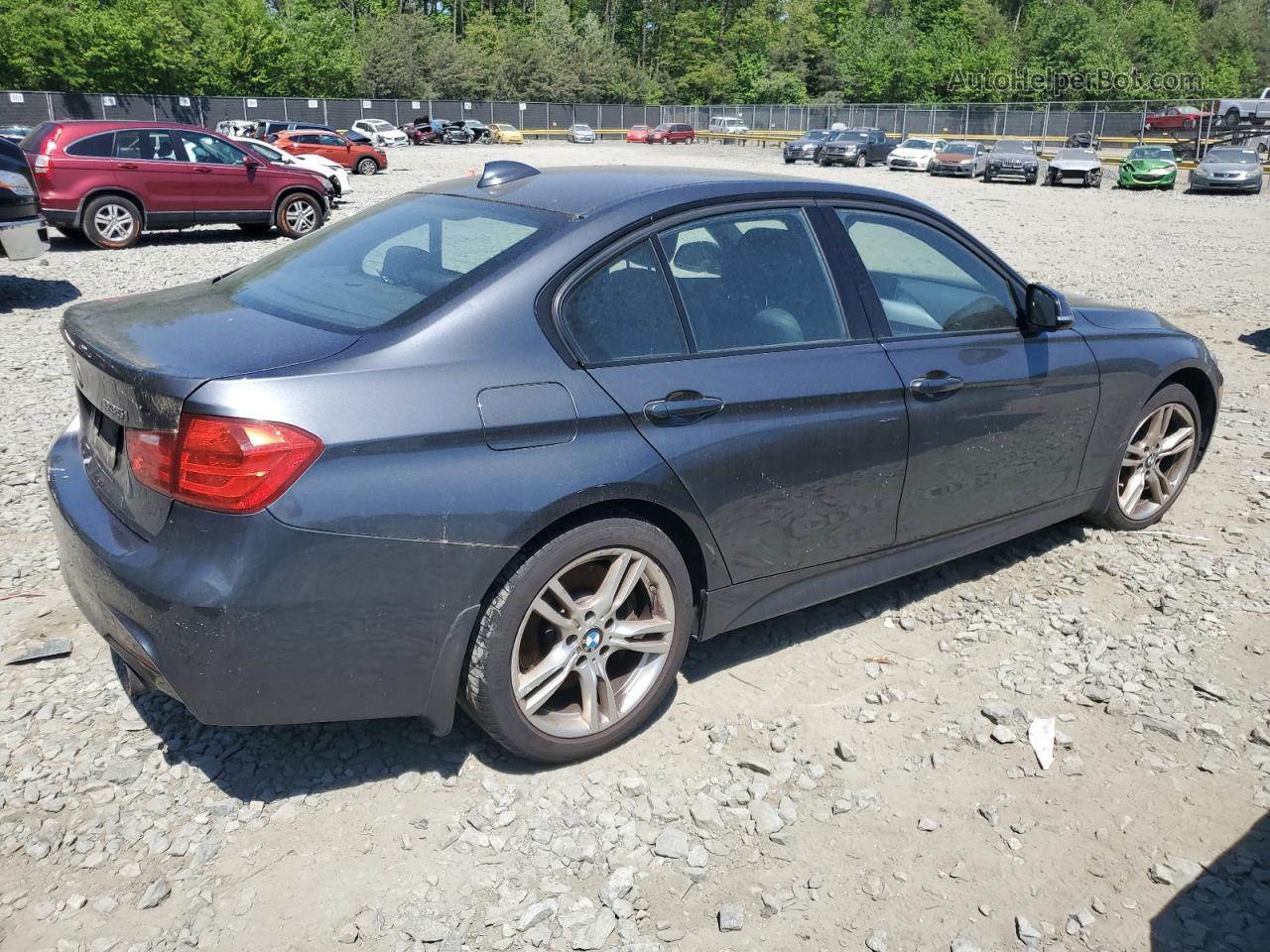 2013 Bmw 335 Xi Charcoal vin: WBA3B9C5XDF801165