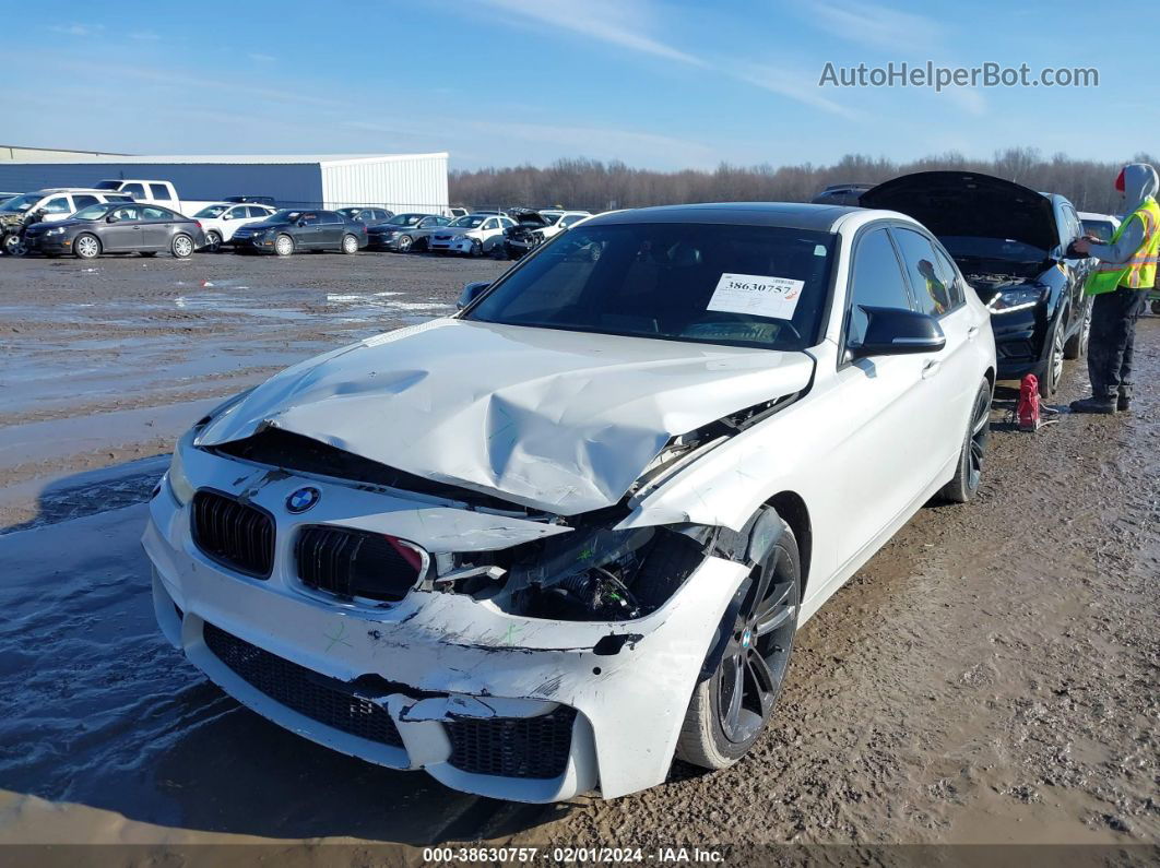 2013 Bmw 335i Xdrive White vin: WBA3B9C5XDJ437021