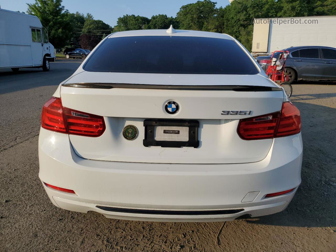 2013 Bmw 335 Xi White vin: WBA3B9C5XDJ899353