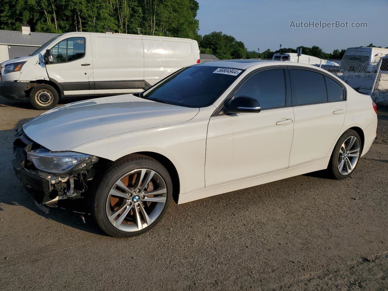 2013 Bmw 335 Xi White vin: WBA3B9C5XDJ899353