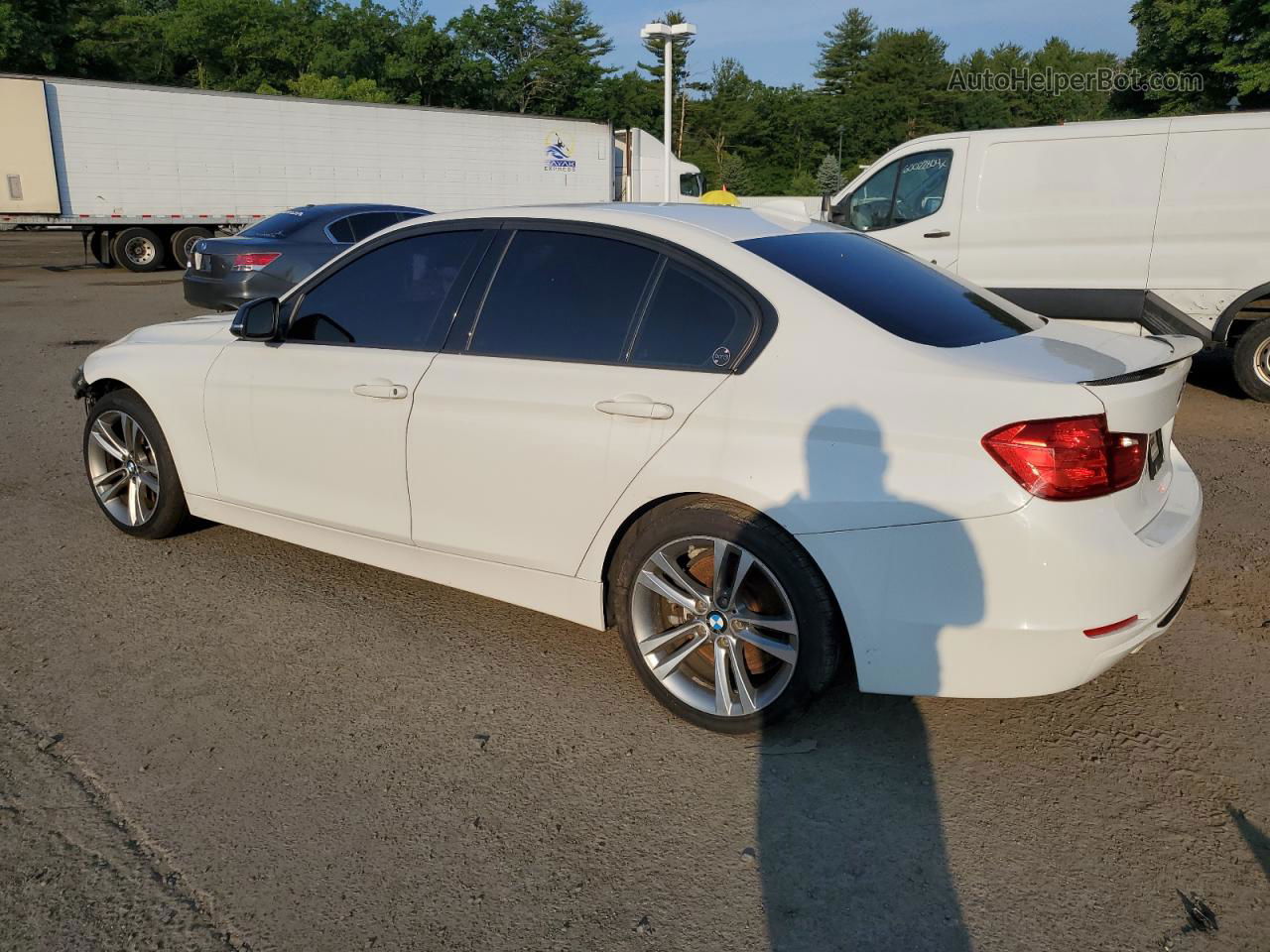 2013 Bmw 335 Xi White vin: WBA3B9C5XDJ899353