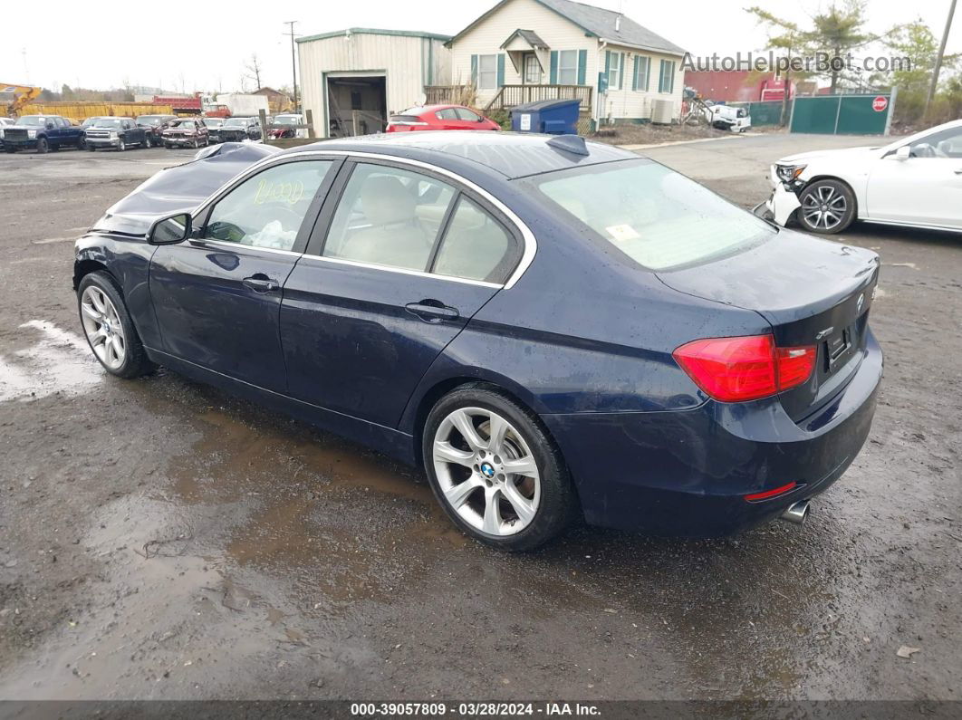 2015 Bmw 335i Xdrive Navy vin: WBA3B9G50FNR94641