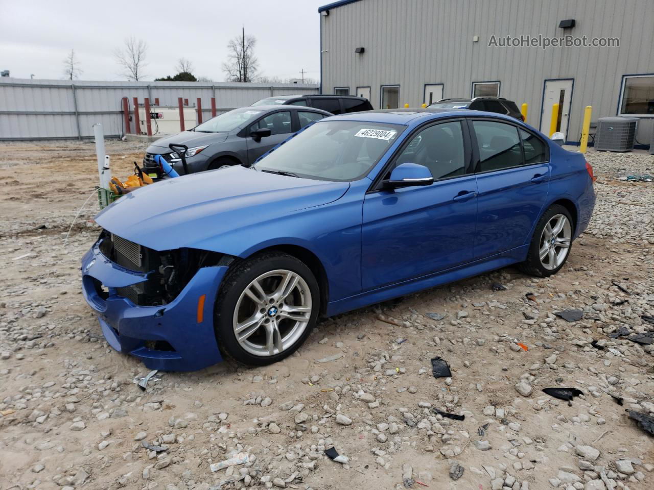 2014 Bmw 335 Xi Blue vin: WBA3B9G52ENR92341