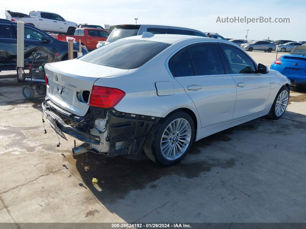 2014 Bmw 335i Xdrive White vin: WBA3B9G54ENR92079