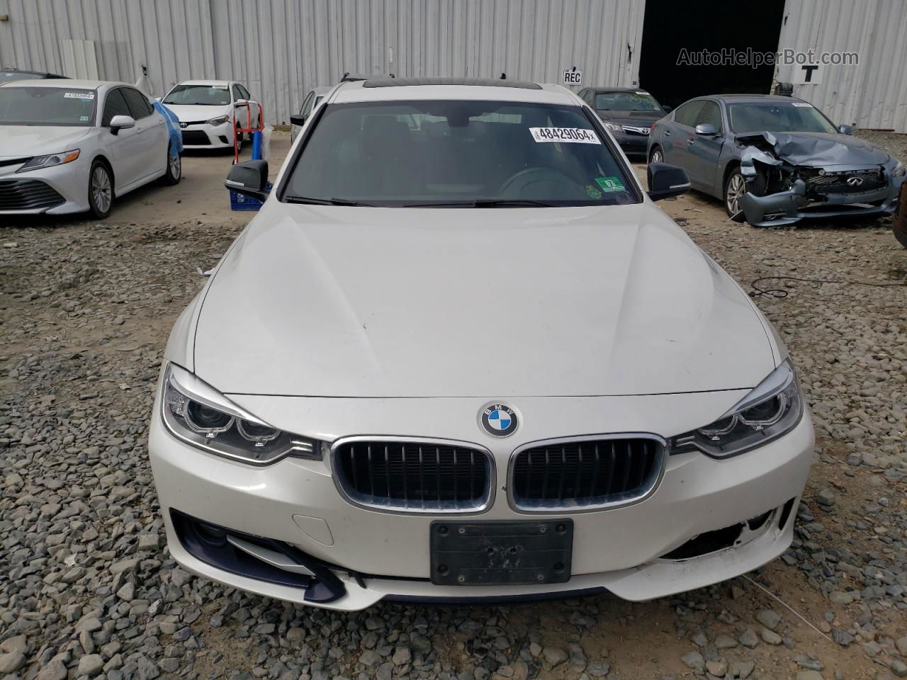 2014 Bmw 335 Xi White vin: WBA3B9G54ENR99159