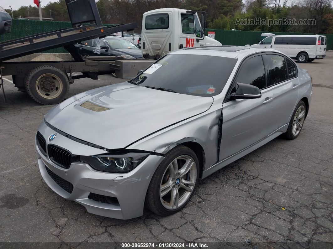 2015 Bmw 335i Xdrive Серебряный vin: WBA3B9G55FNR93503