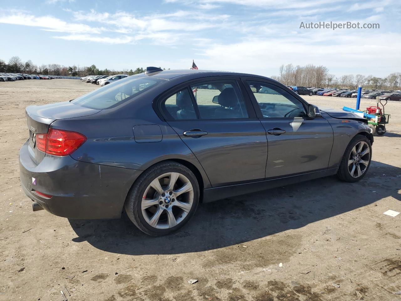 2014 Bmw 335 Xi Charcoal vin: WBA3B9G56ENR91130