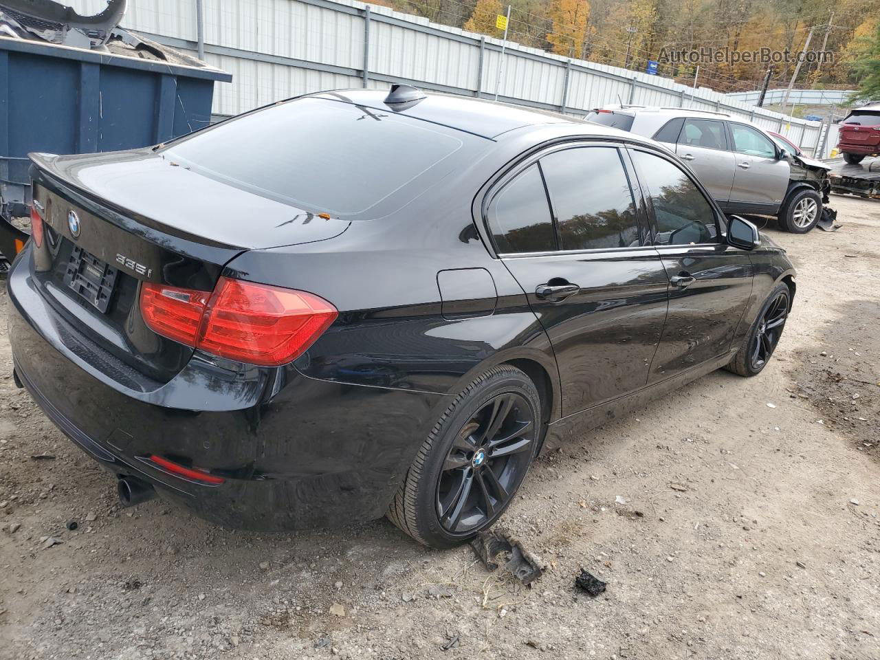 2014 Bmw 335 Xi Черный vin: WBA3B9G56ENR92147