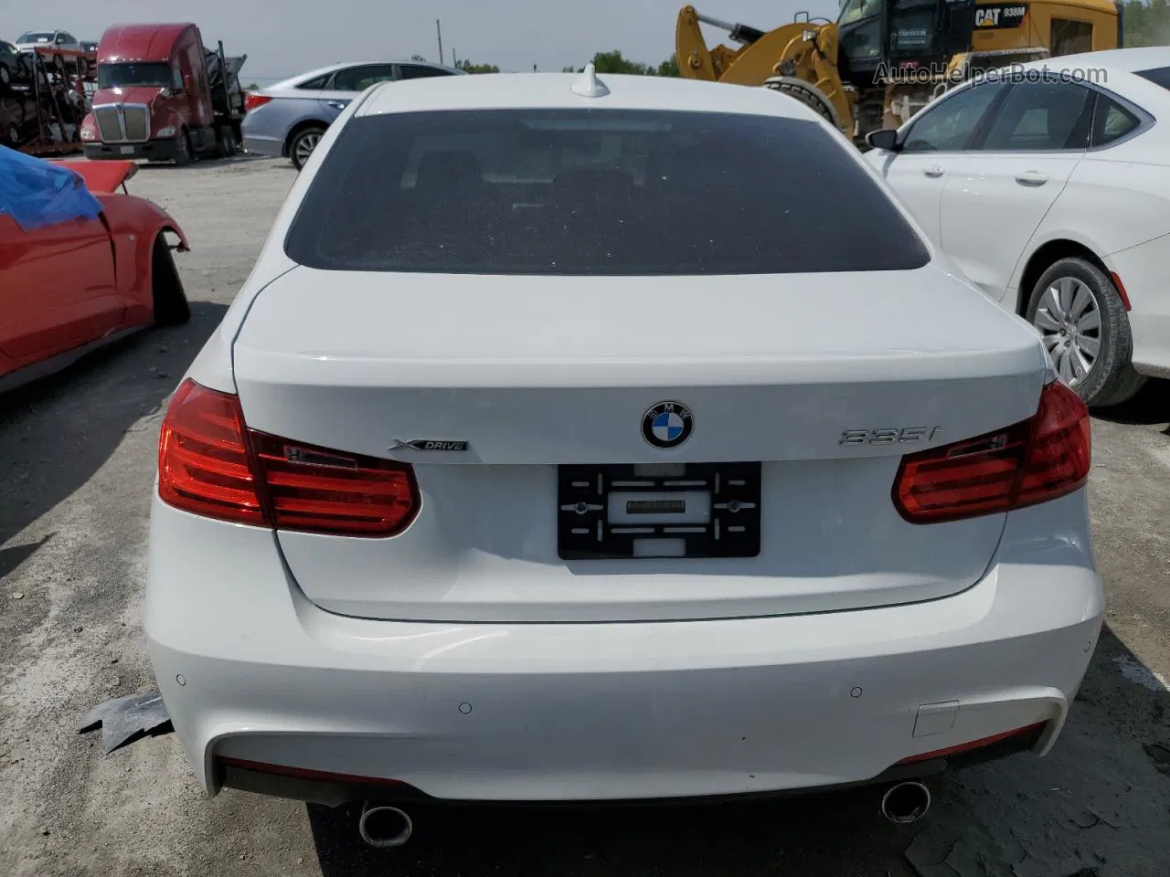 2014 Bmw 335 Xi White vin: WBA3B9G57ENR90987