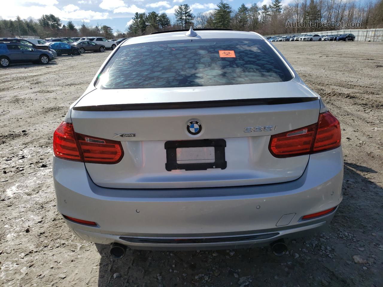 2014 Bmw 335 Xi Silver vin: WBA3B9G57ENR91203