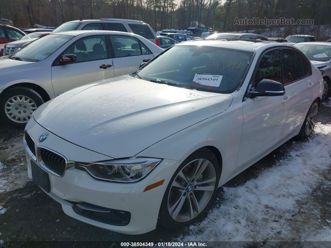 2014 Bmw 335i Xdrive White vin: WBA3B9G5XENR91194