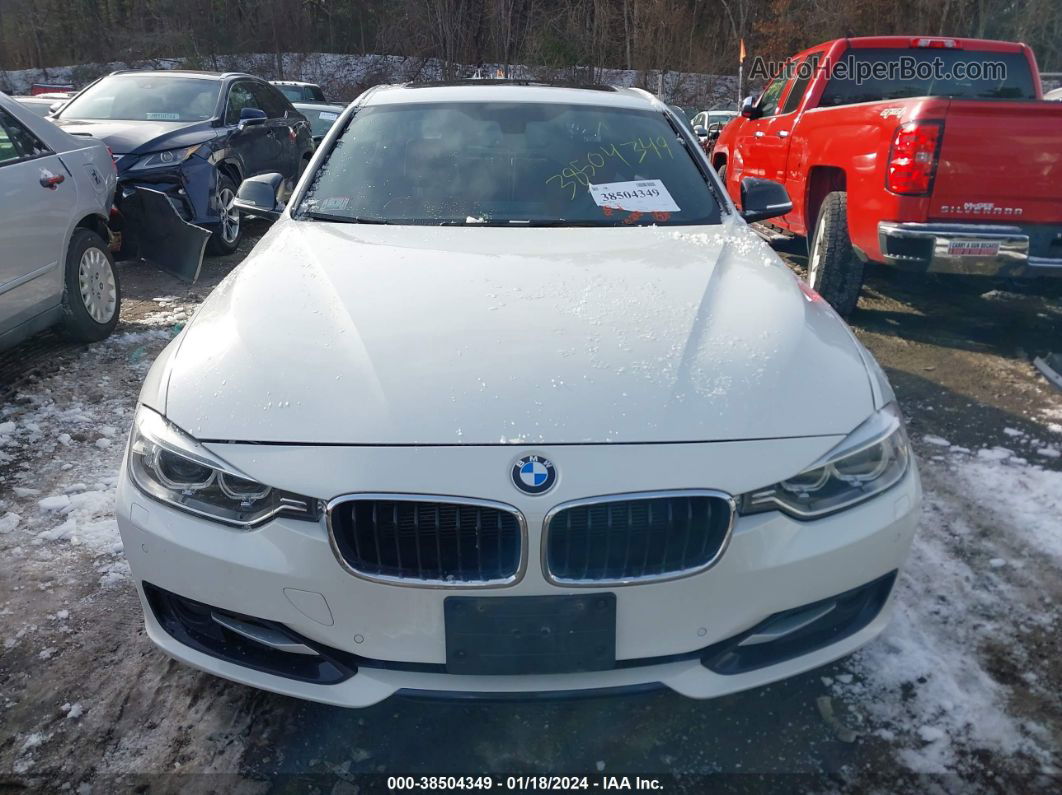 2014 Bmw 335i Xdrive White vin: WBA3B9G5XENR91194