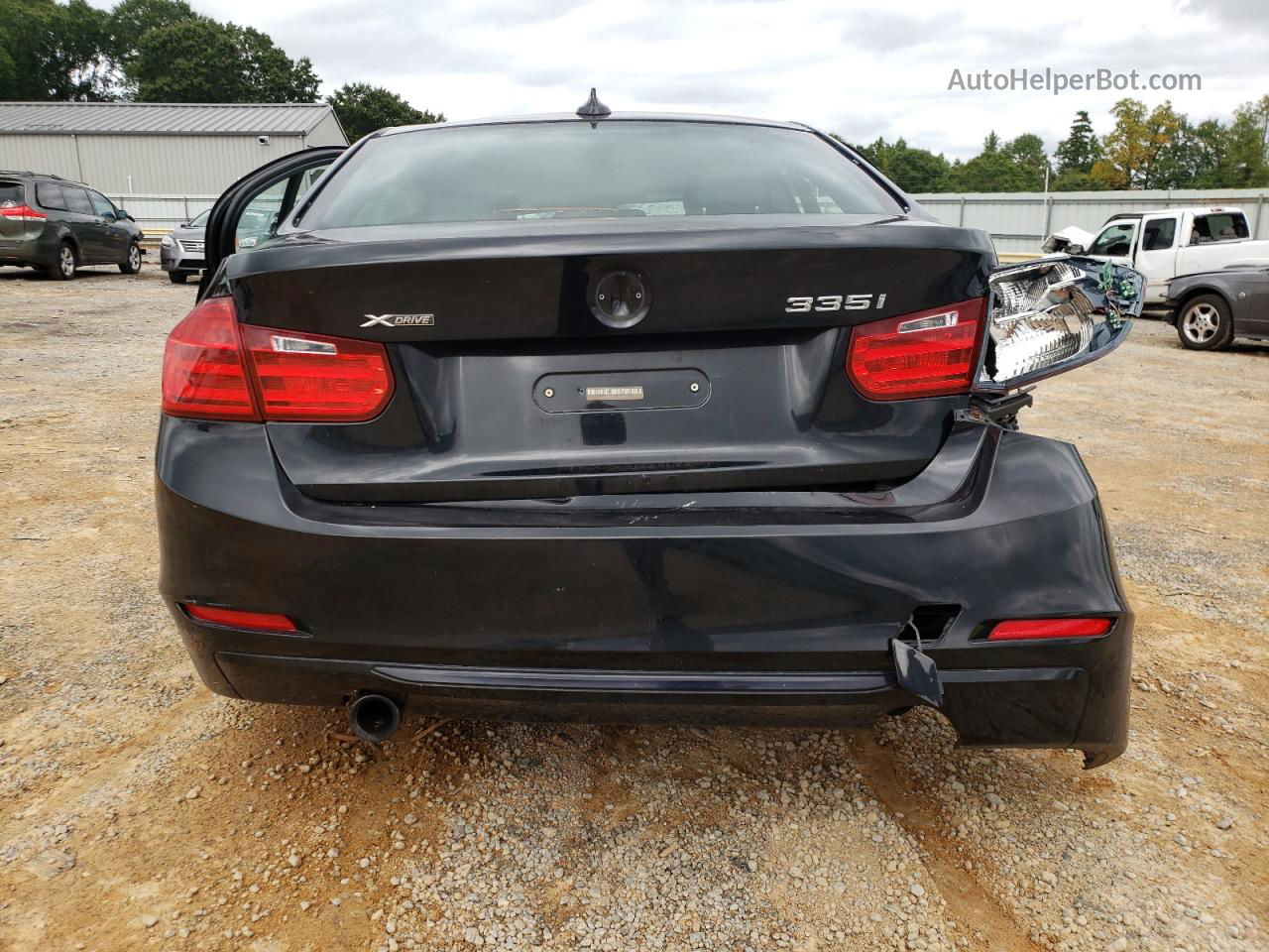 2015 Bmw 335 Xi Black vin: WBA3B9G5XFNR93805