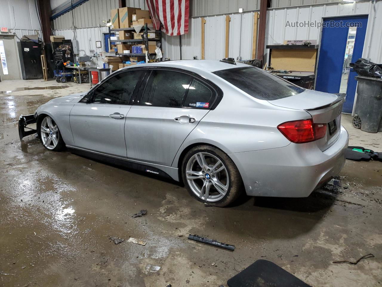 2015 Bmw 335 Xi Silver vin: WBA3B9G5XFNR99362