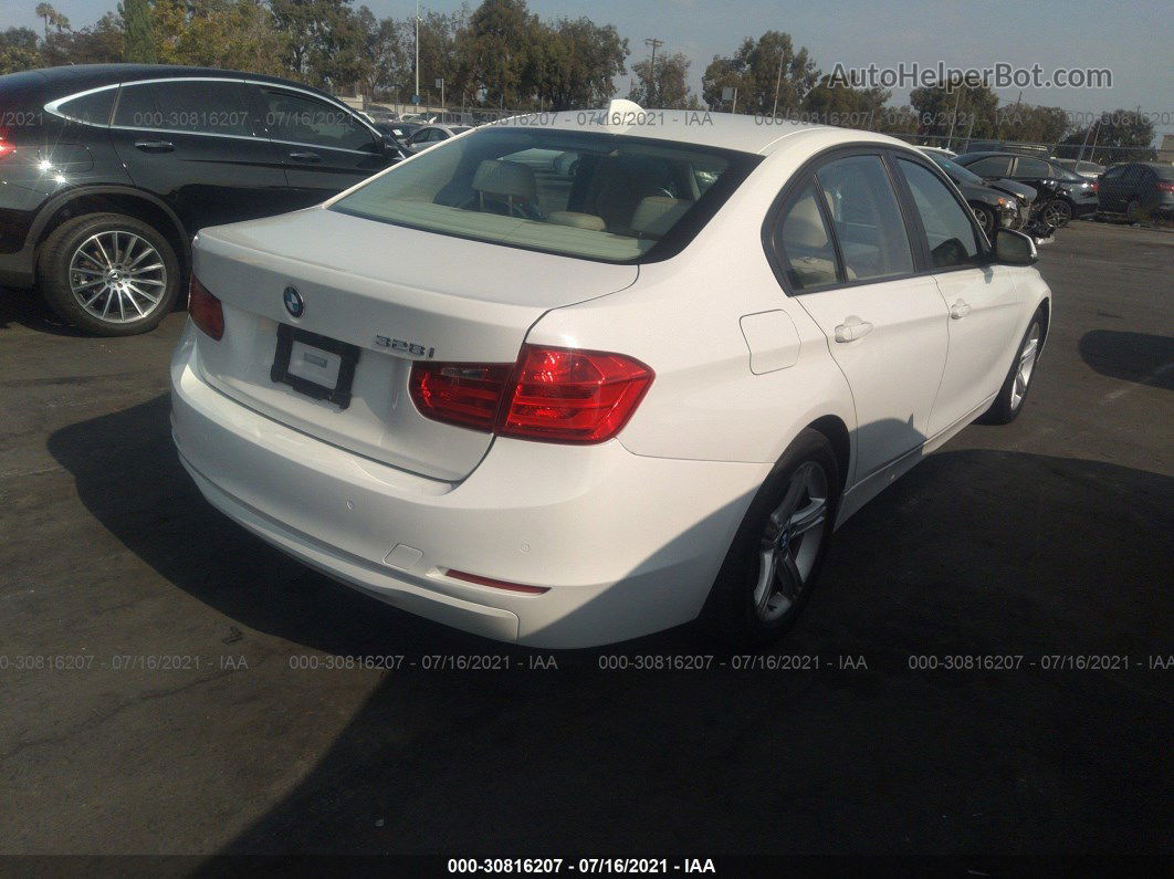 2012 Bmw 3 Series 328i White vin: WBA3C1C50CF433432