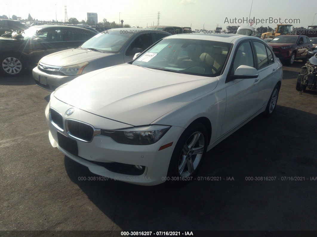 2012 Bmw 3 Series 328i White vin: WBA3C1C50CF433432