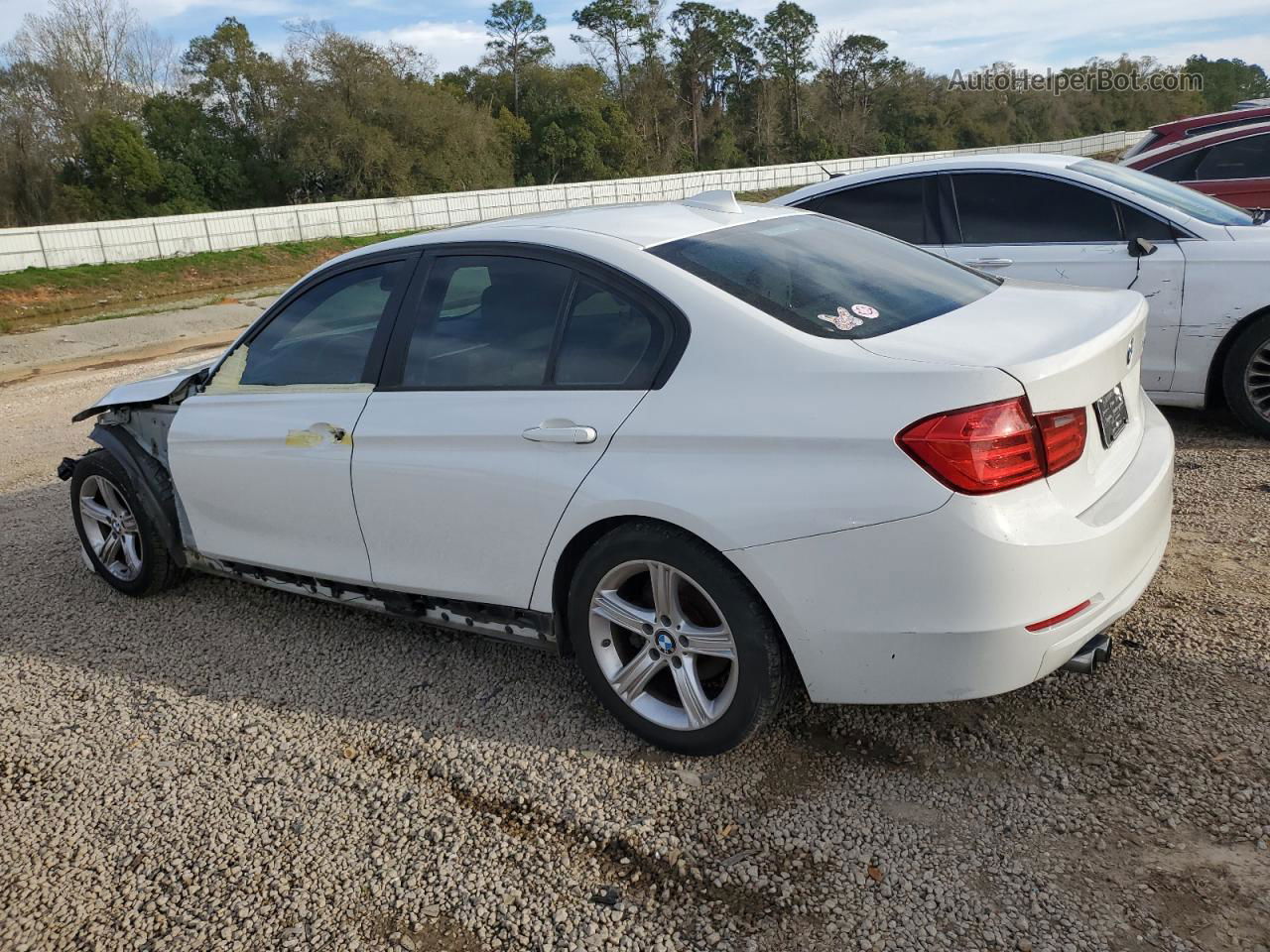 2013 Bmw 328 I Sulev White vin: WBA3C1C50DF439149