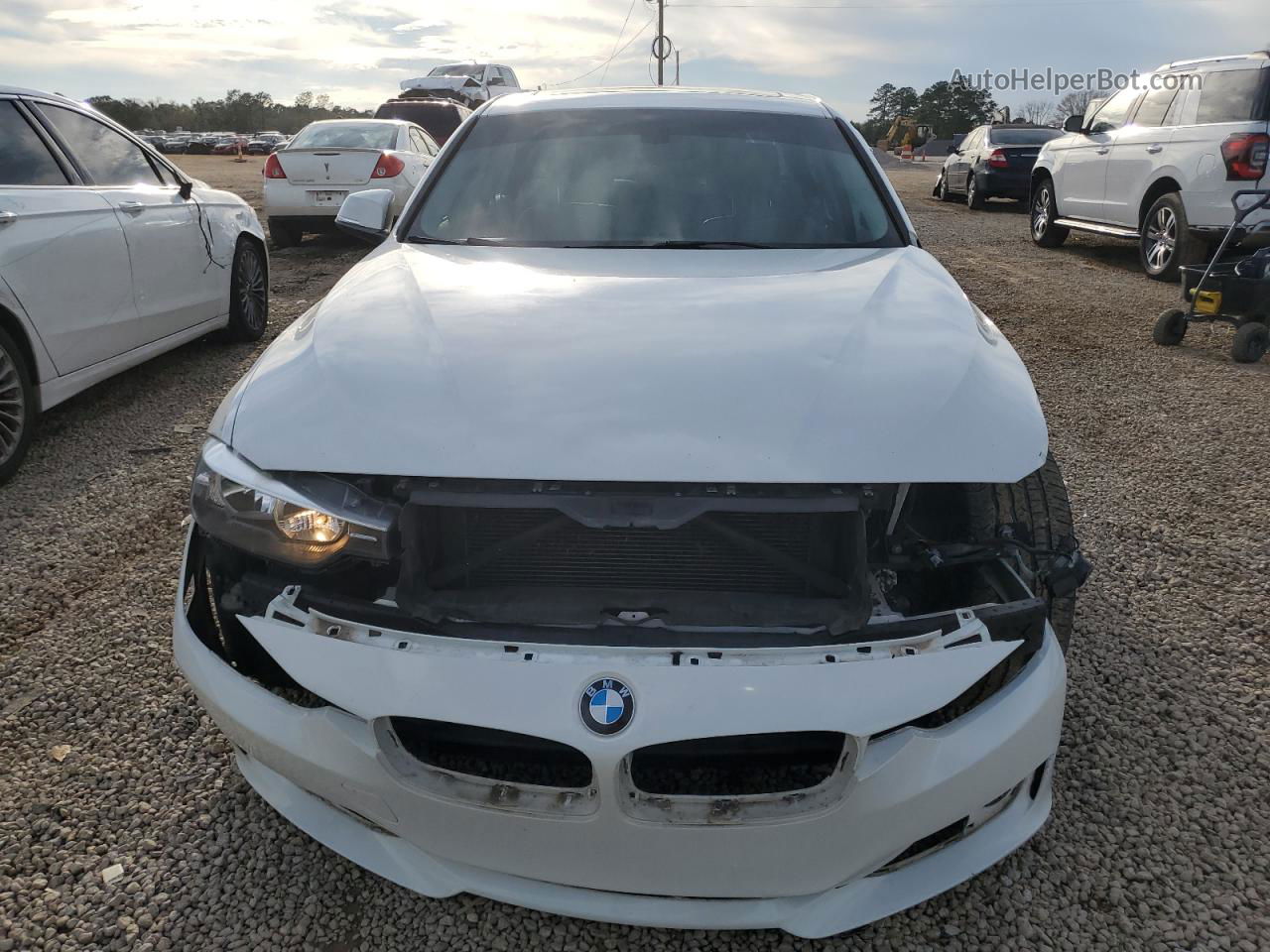 2013 Bmw 328 I Sulev White vin: WBA3C1C50DF439149