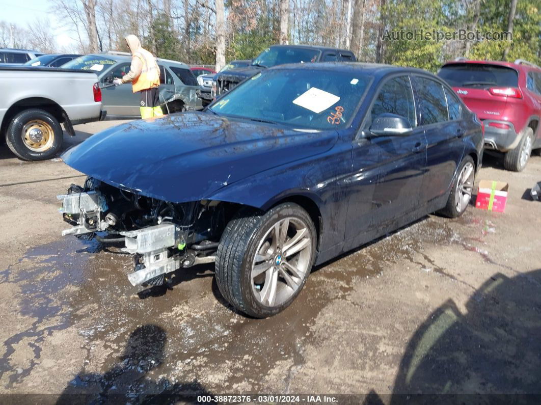 2013 Bmw 328i   Синий vin: WBA3C1C50DF443086