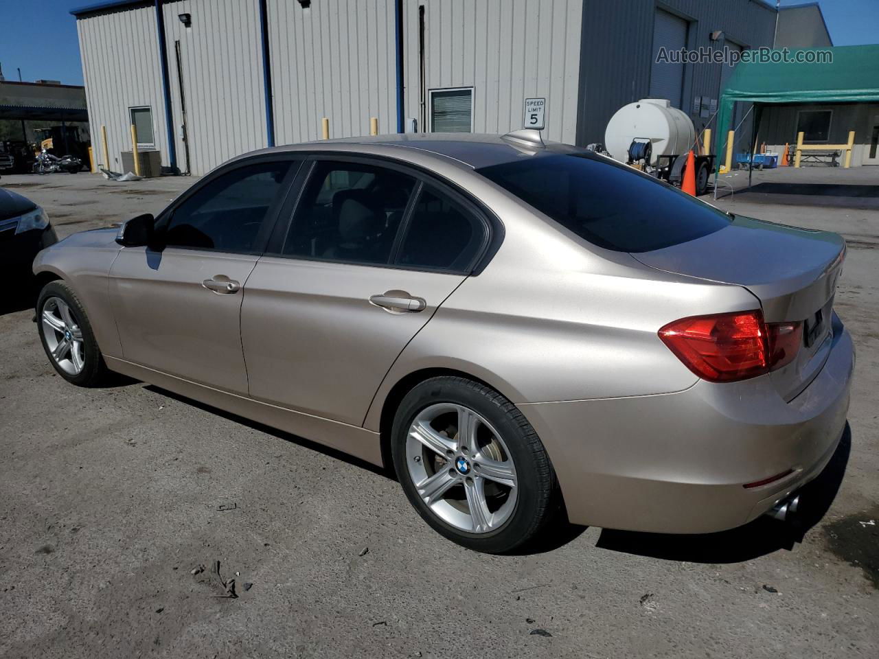 2014 Bmw 328 I Sulev Beige vin: WBA3C1C50EK105311