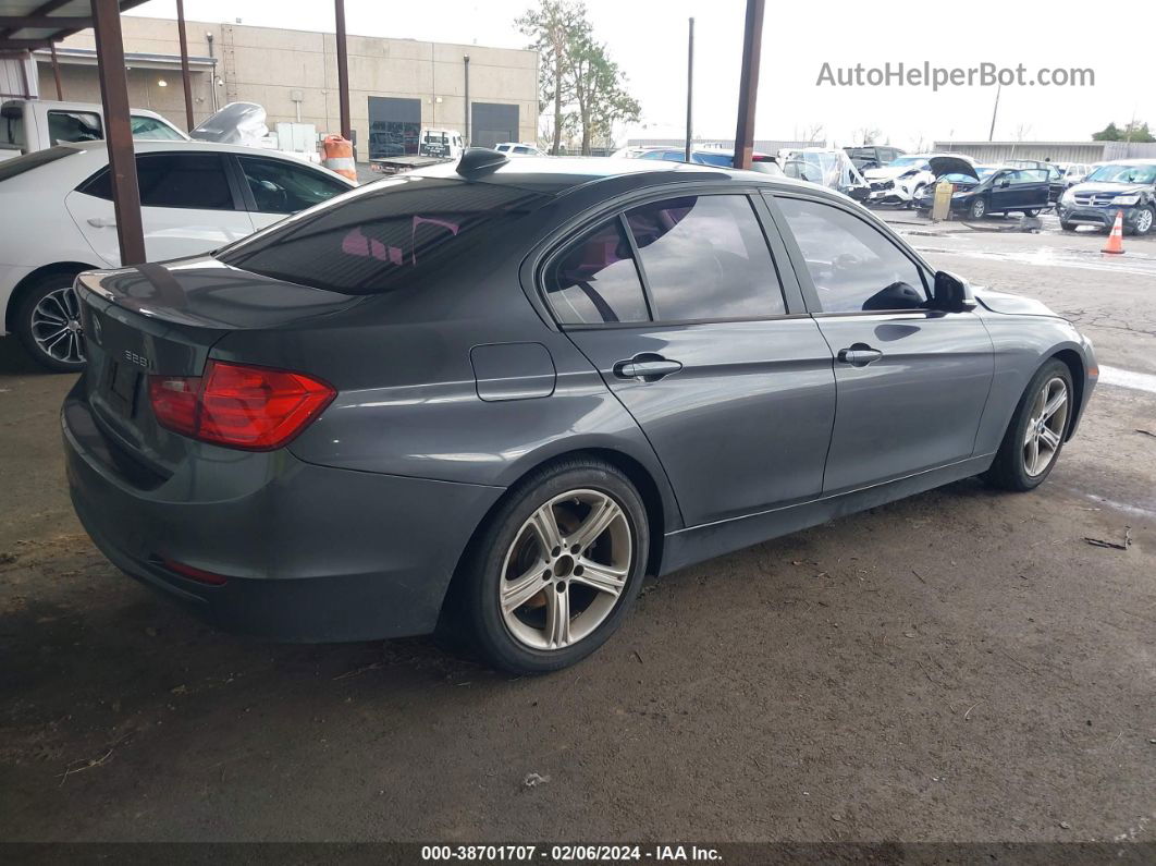 2014 Bmw 328i   Gray vin: WBA3C1C50EK114302