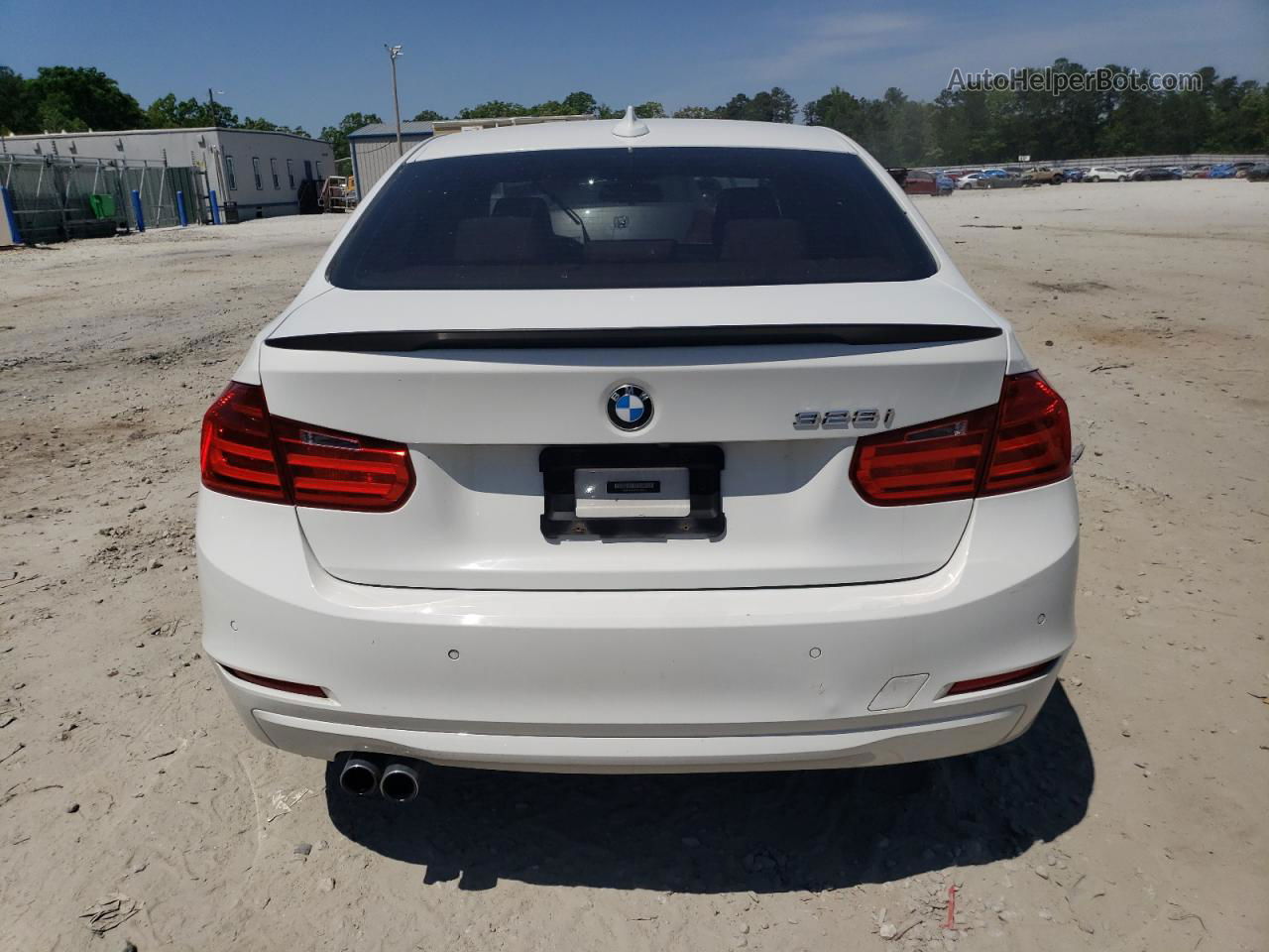 2015 Bmw 328 I Sulev White vin: WBA3C1C50FK119310