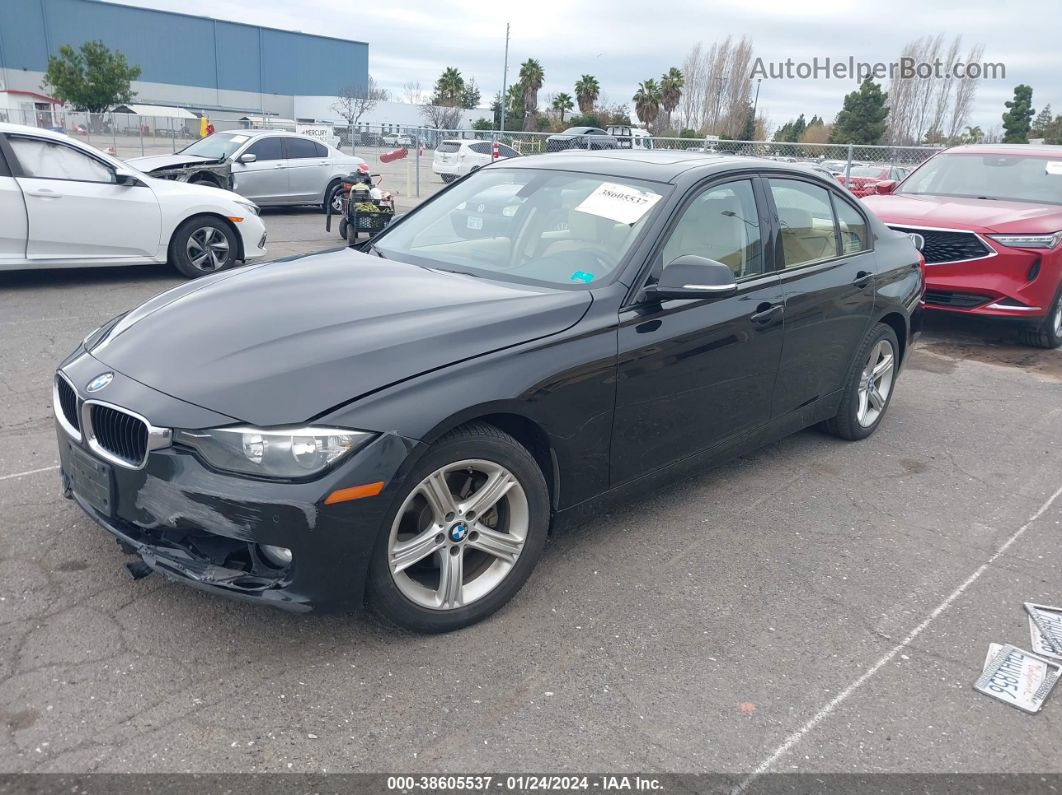 2015 Bmw 328i Черный vin: WBA3C1C50FP851519