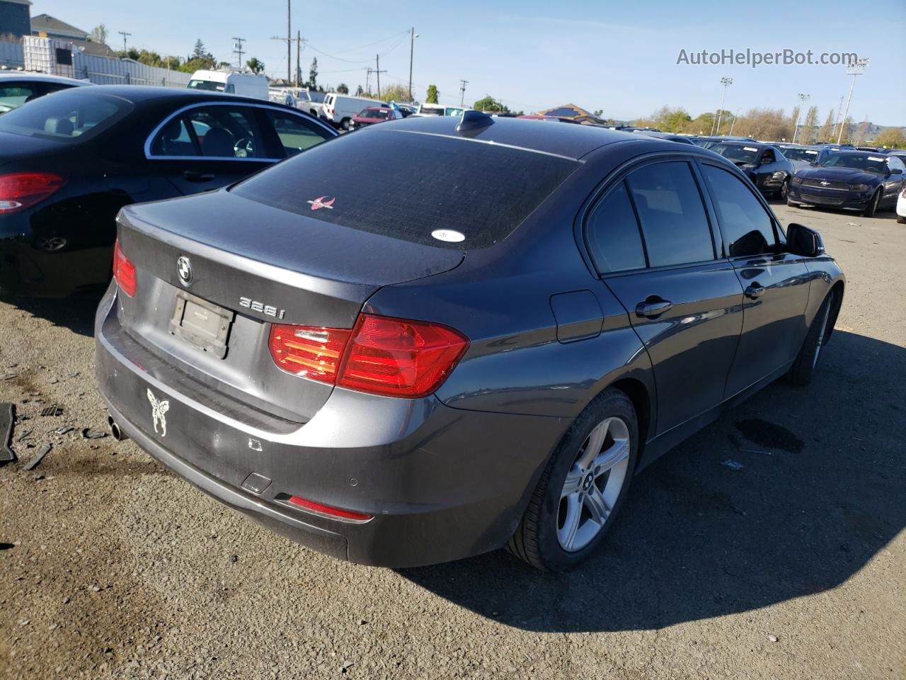 2015 Bmw 328 I Sulev Gray vin: WBA3C1C50FP851827