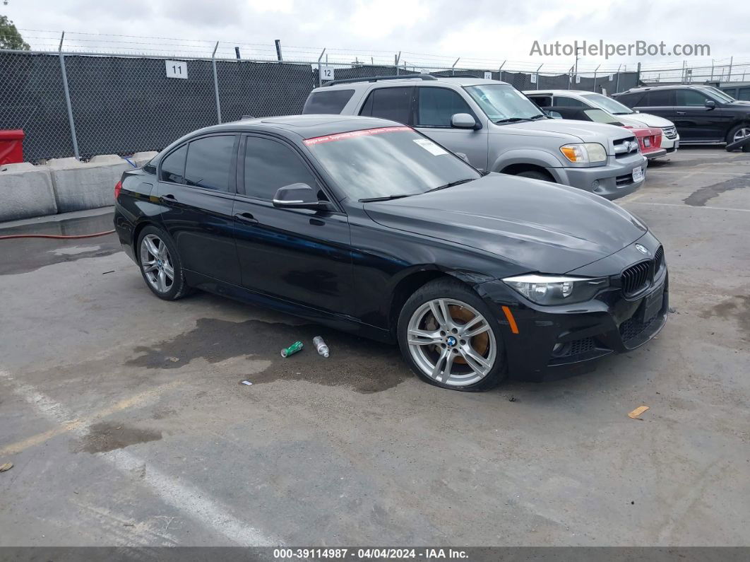 2015 Bmw 328i Черный vin: WBA3C1C50FP854128