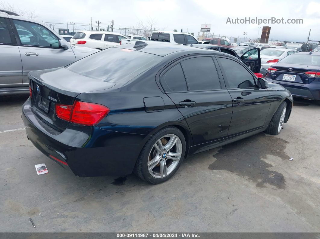 2015 Bmw 328i Черный vin: WBA3C1C50FP854128