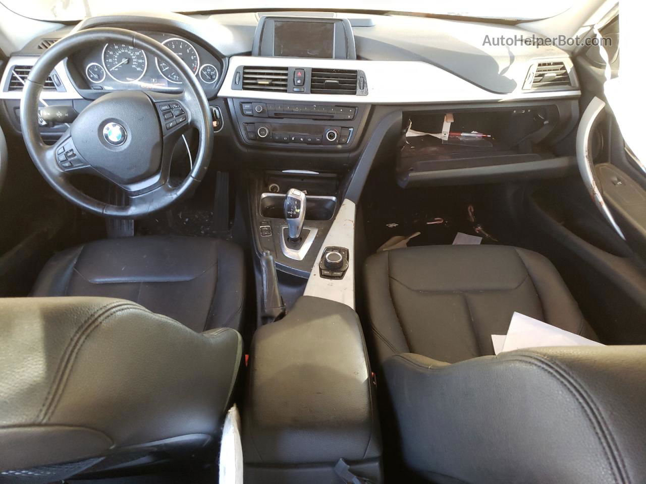 2012 Bmw 328 I Sulev Черный vin: WBA3C1C51CF430622