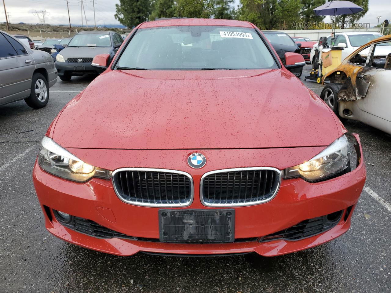 2012 Bmw 328 I Sulev Red vin: WBA3C1C51CF431592