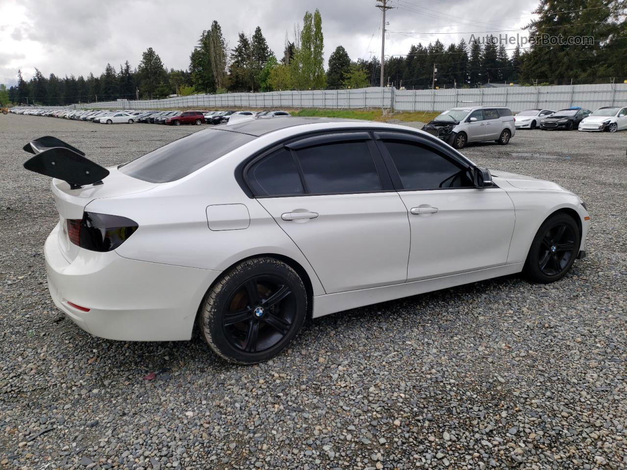 2012 Bmw 328 I Sulev White vin: WBA3C1C51CF433956