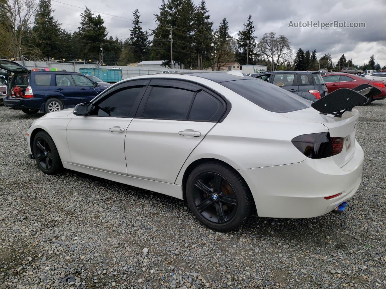 2012 Bmw 328 I Sulev White vin: WBA3C1C51CF433956