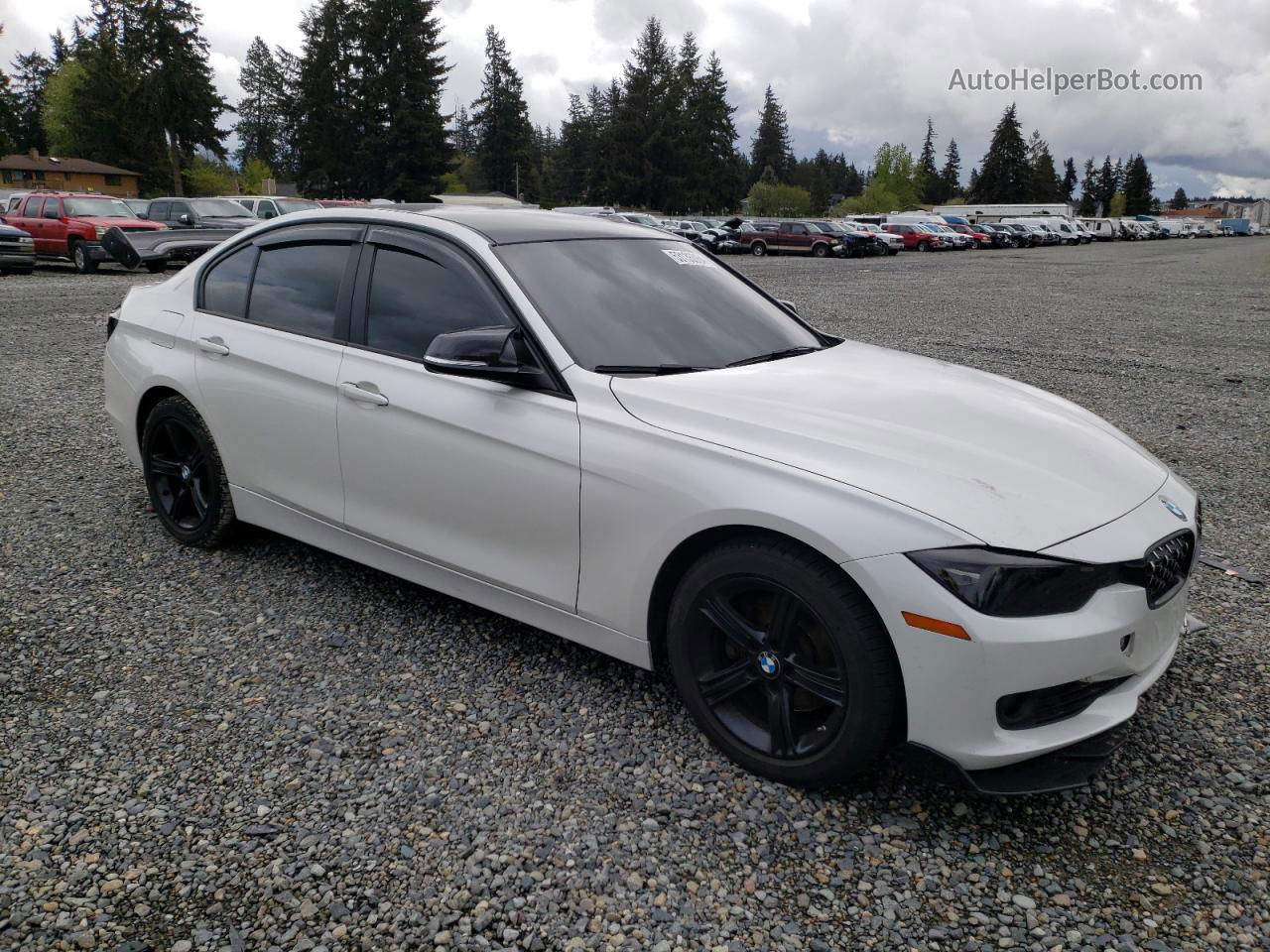 2012 Bmw 328 I Sulev White vin: WBA3C1C51CF433956