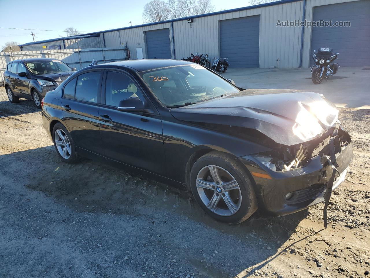 2013 Bmw 328 I Sulev Black vin: WBA3C1C51DF444165