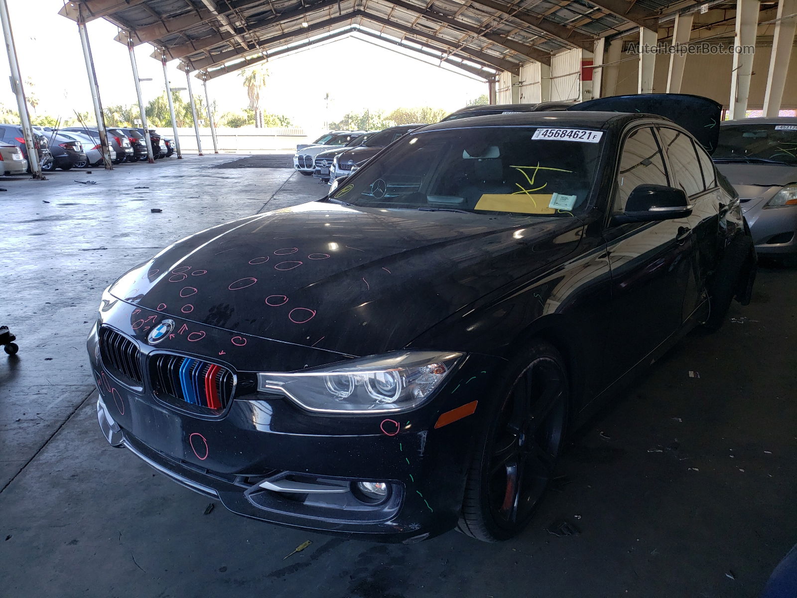 2014 Bmw 328 I Sulev Black vin: WBA3C1C51EK108167